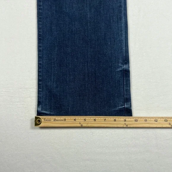 NWT Judy Blue Wide Leg Mid Rise Blue Jeans Womens Size 5/27 - Picture 10 of 11